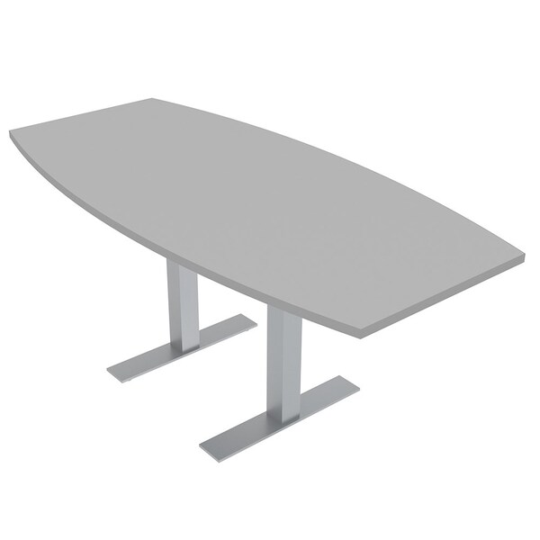 33.5 in W, 71.5 in L, 29 in H, Engineered Wood Top, Grey